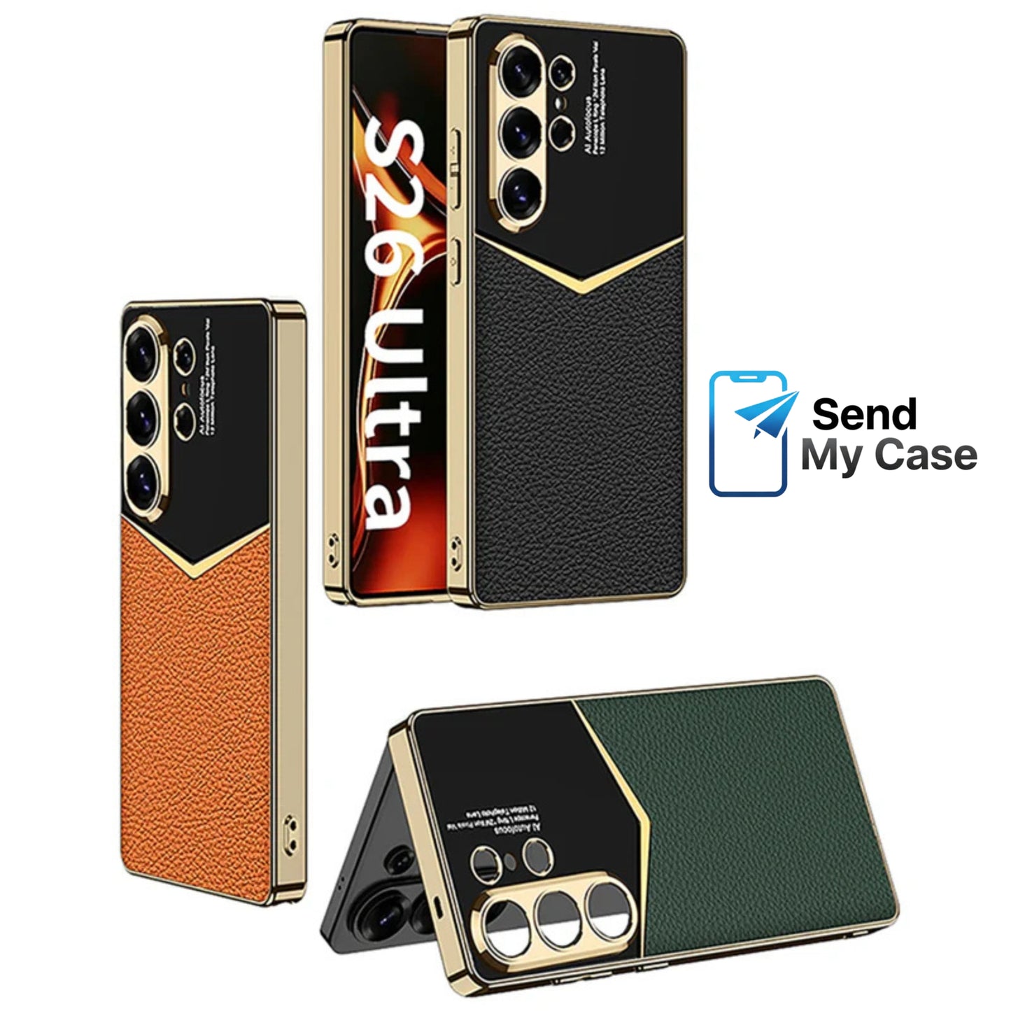 Samsung Galaxy S26 Ultra Luxury Leather Slim Case