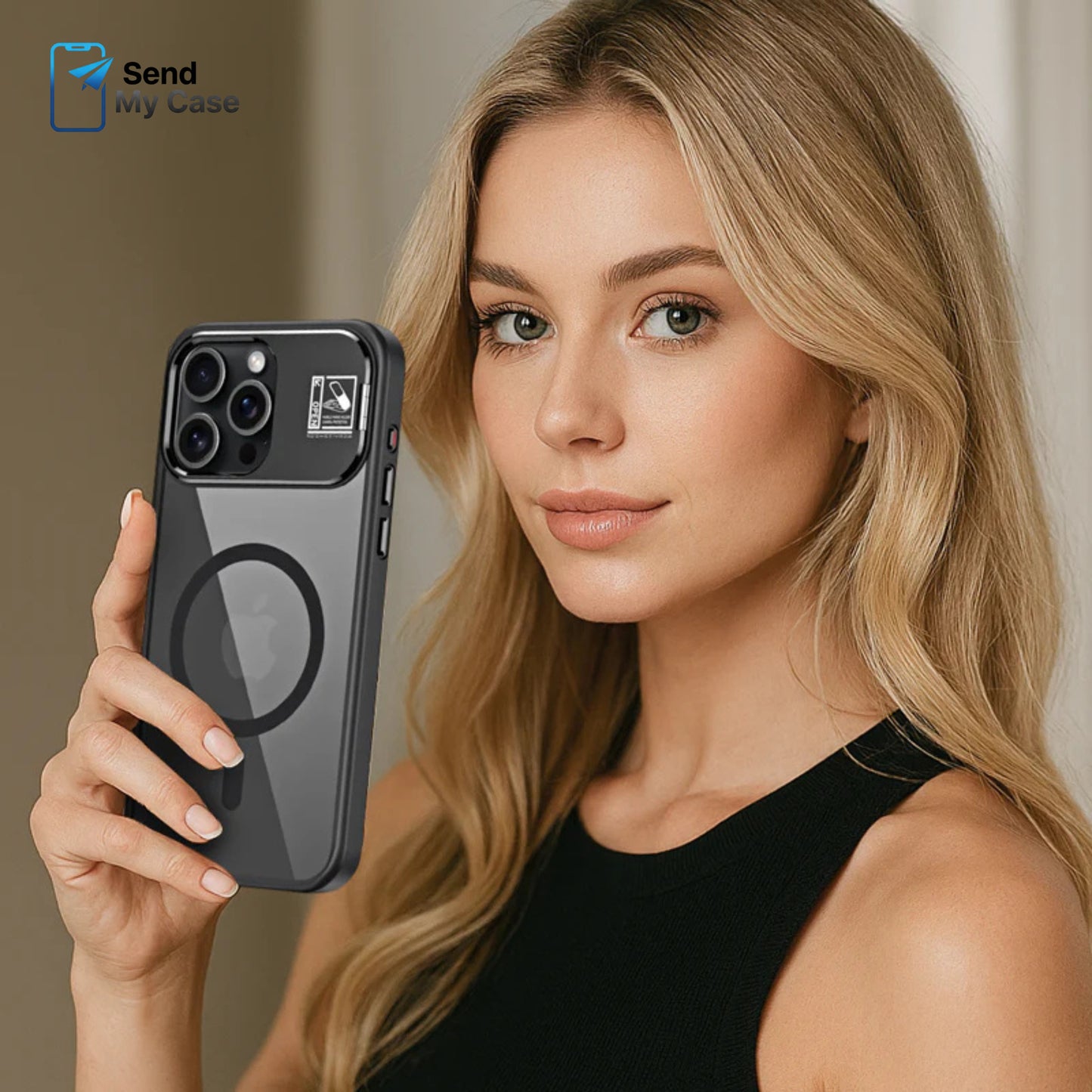 iPhone 17 Pro Max MagSafe Kickstand Case With Camera Stand