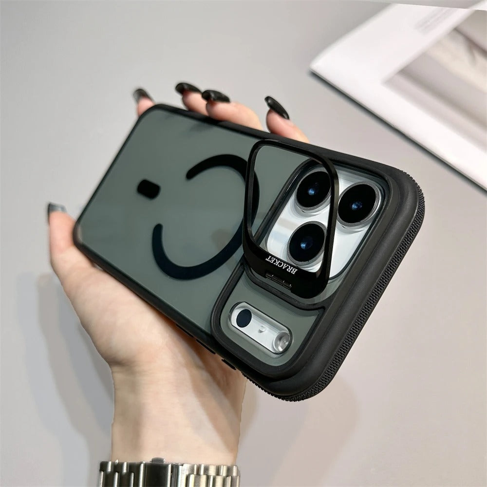 Luxury Magsafe Bracket Case for iPhone 18 Series