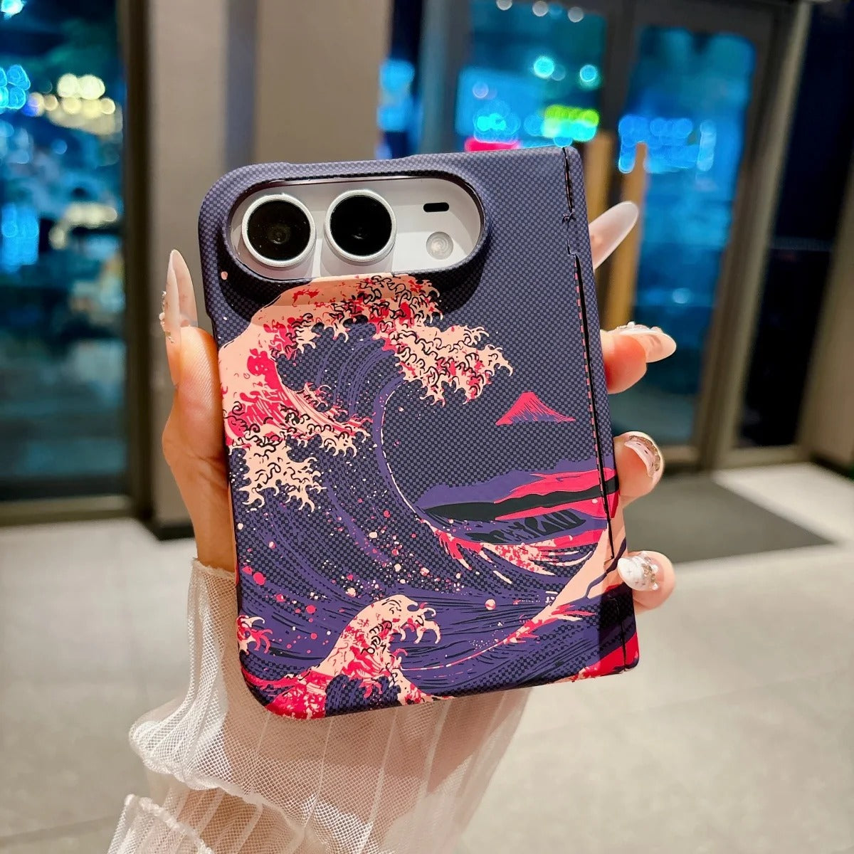 iPhone Duo Carbon Fiber Cases With Hinge Protection & Magsafe