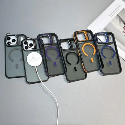 Luxury Magsafe Bracket Case for iPhone 18 Series
