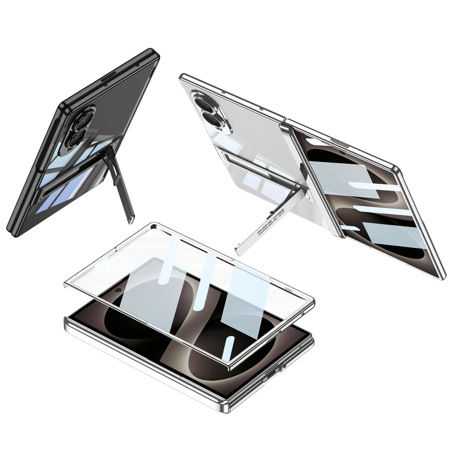Galaxy Z Fold 8 Mirror Case with Dual Kickstand