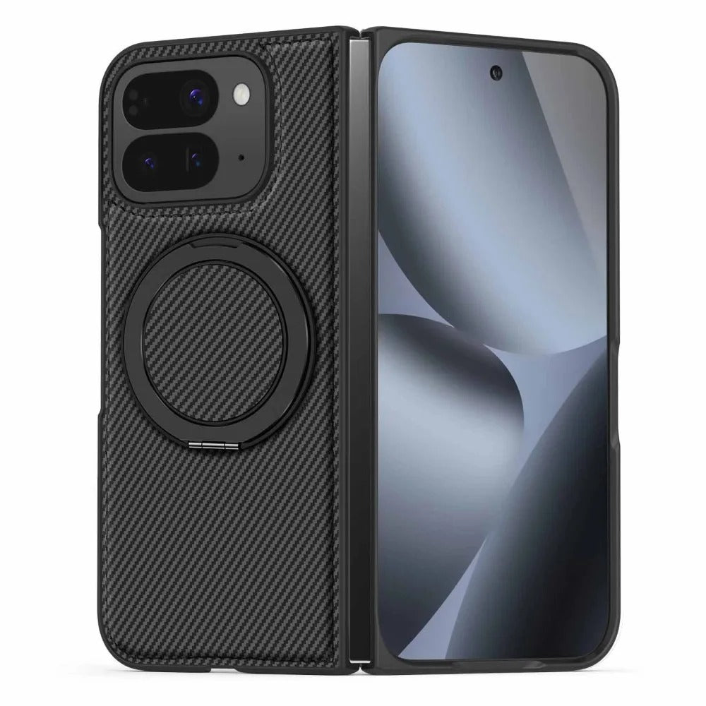 Google Pixel 10 Pro Fold Carbon Fiber Magnetic Stand Case