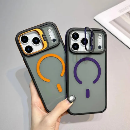 Luxury Magsafe Bracket Case for iPhone 18 Series