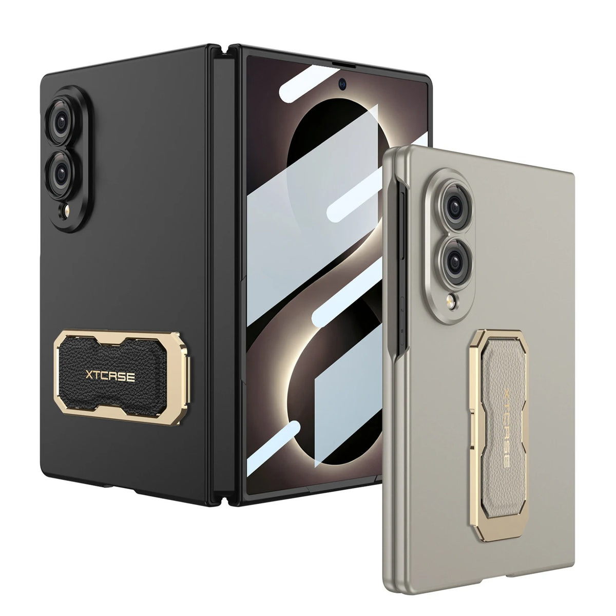 Galaxy Z Fold 8 Luxury Strap Kickstand Case