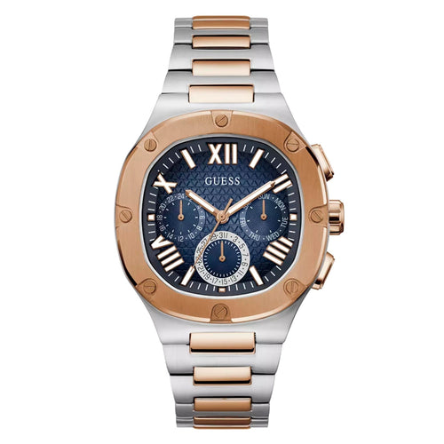 GSS GW0572G4 pour homme Couleur du boîtier 2 tons - Bracelet en acier inoxydable de forme carrée