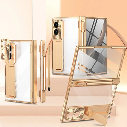 CrystalHinge™ – Clear Magnetic Kickstand Case for Galaxy Z Fold 8