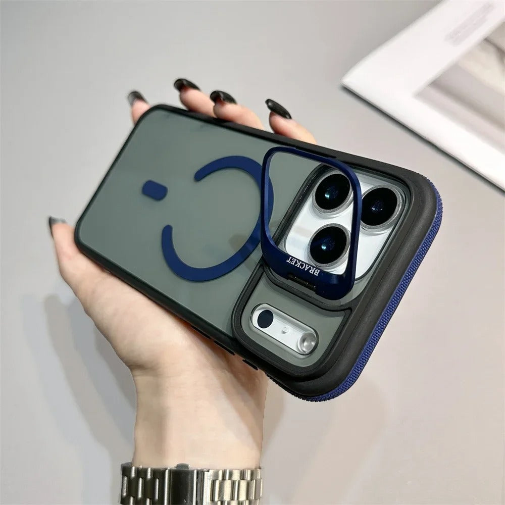 Luxury Magsafe Bracket Case for iPhone 18 Series