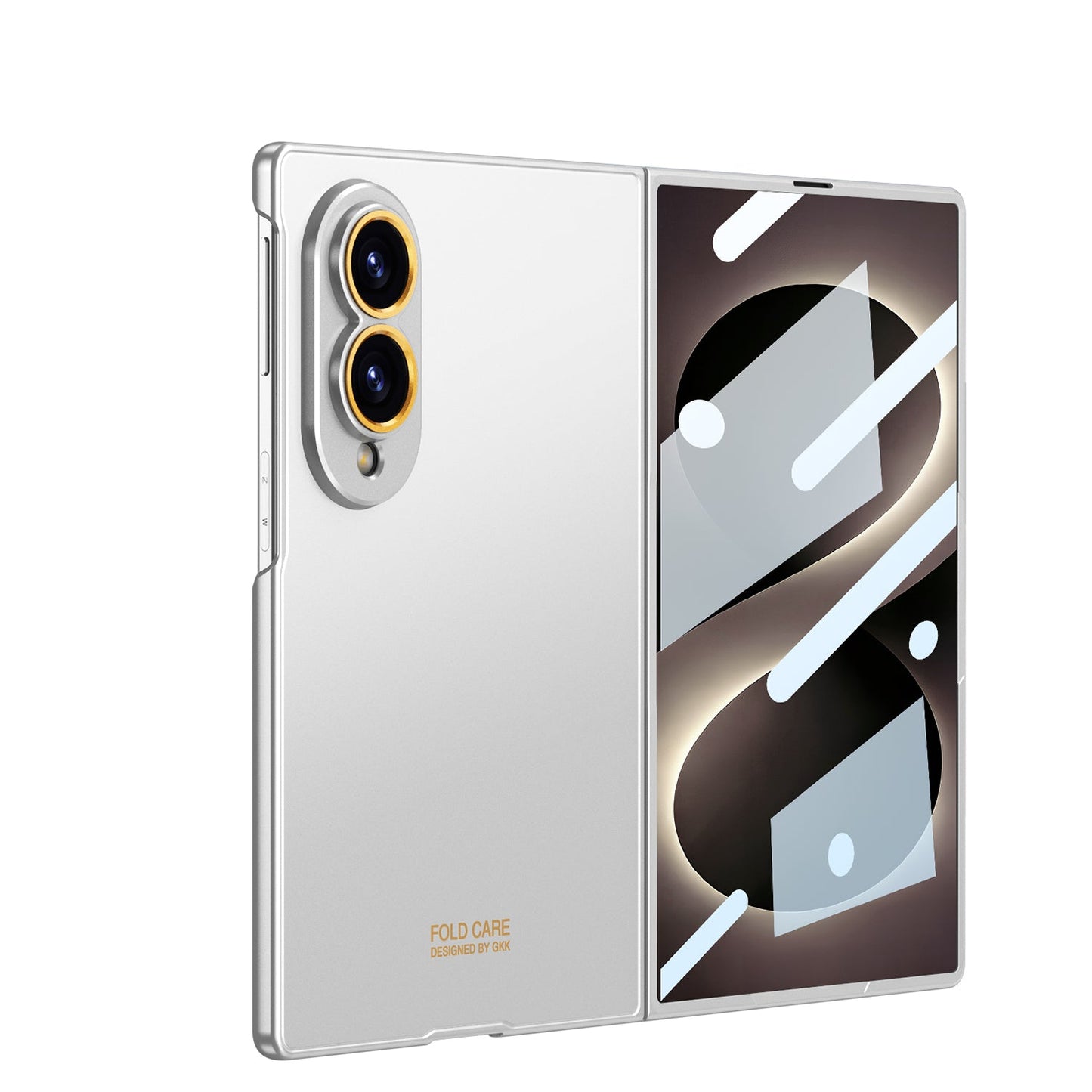 Galaxy Z Fold 8 Ultra-Thin Matte Case With Built-in Tempered Glass