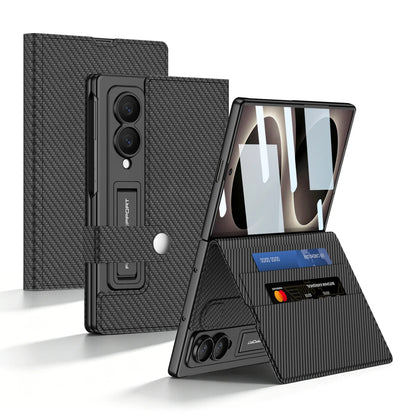 Galaxy Z Fold 8 Ultra Leather Kickstand Case