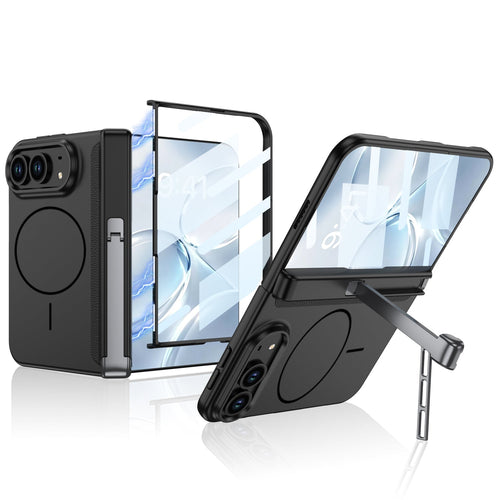 iPhone Duo Kickstand Case – Tri-Fold Stand with Magnetic Ring