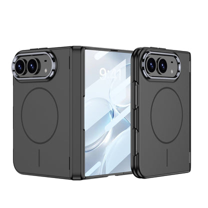 iPhone Duo Hinge Protection Case – Fashion Cover with Magnetic Ring