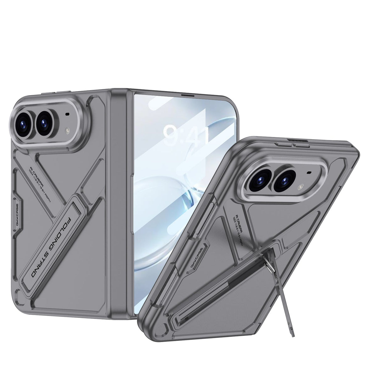 iPhone Duo Kickstand Case – Rugged Armor with Hidden Stand
