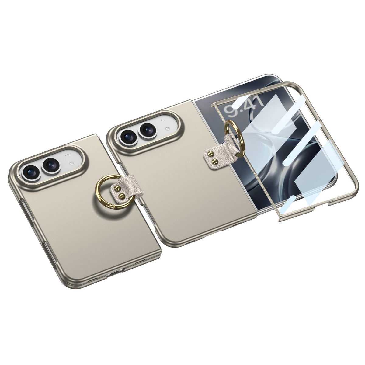 iPhone Duo Ultra-Slim Case – Clip-On Finger Ring Grip