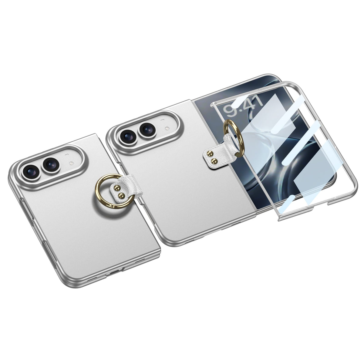 iPhone Duo Ultra-Slim Case – Clip-On Finger Ring Grip
