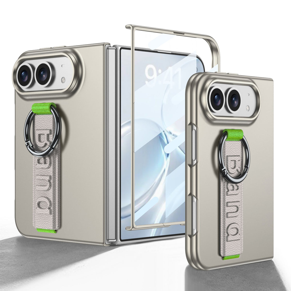 iPhone Duo Ultra-Slim Case – Wrist Strap and Finger Ring Grip