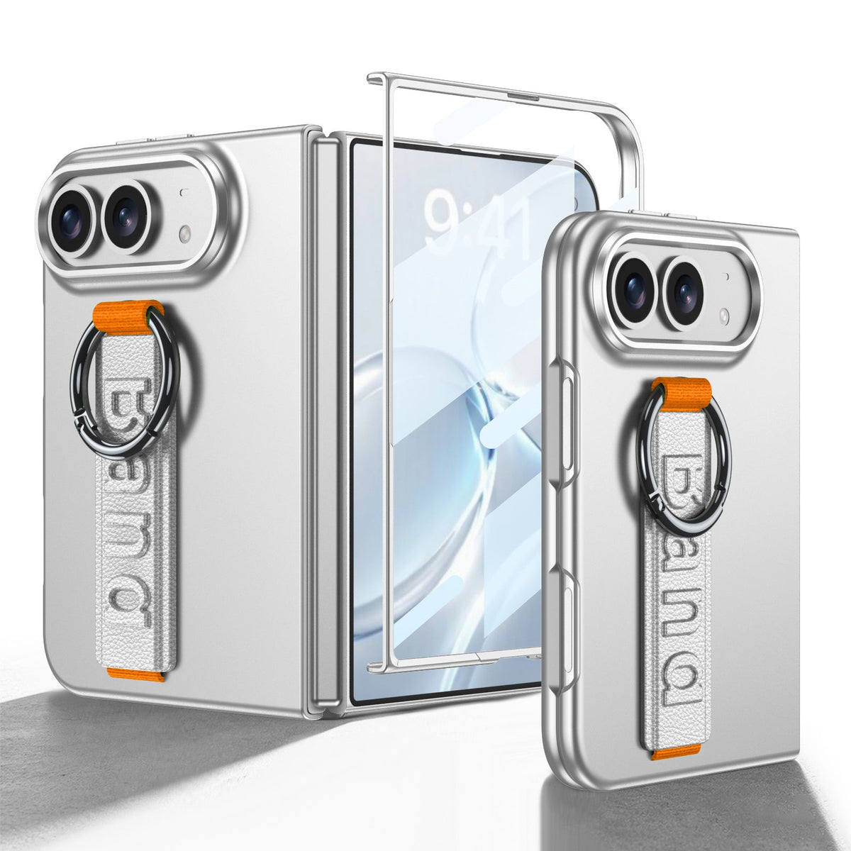 iPhone Duo Ultra-Slim Case – Wrist Strap and Finger Ring Grip