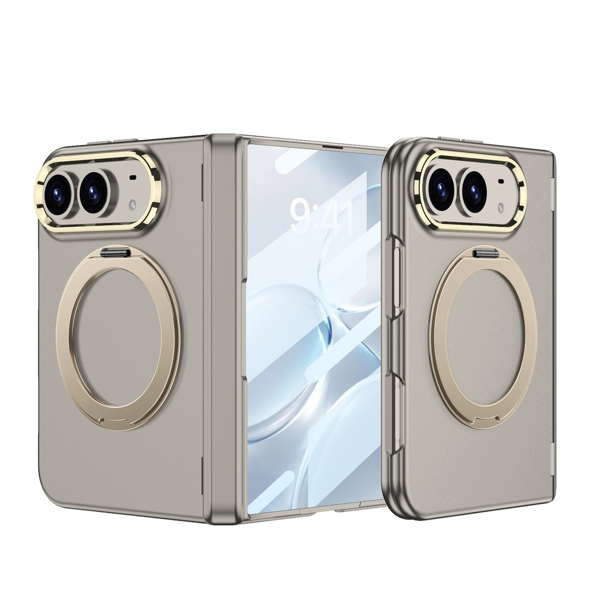 iPhone Duo Kickstand Case – Magnetic Stand with Screen Protector
