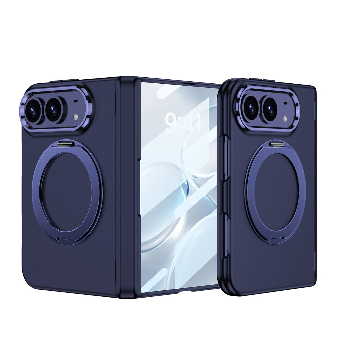 iPhone Duo Kickstand Case – Magnetic Stand with Screen Protector