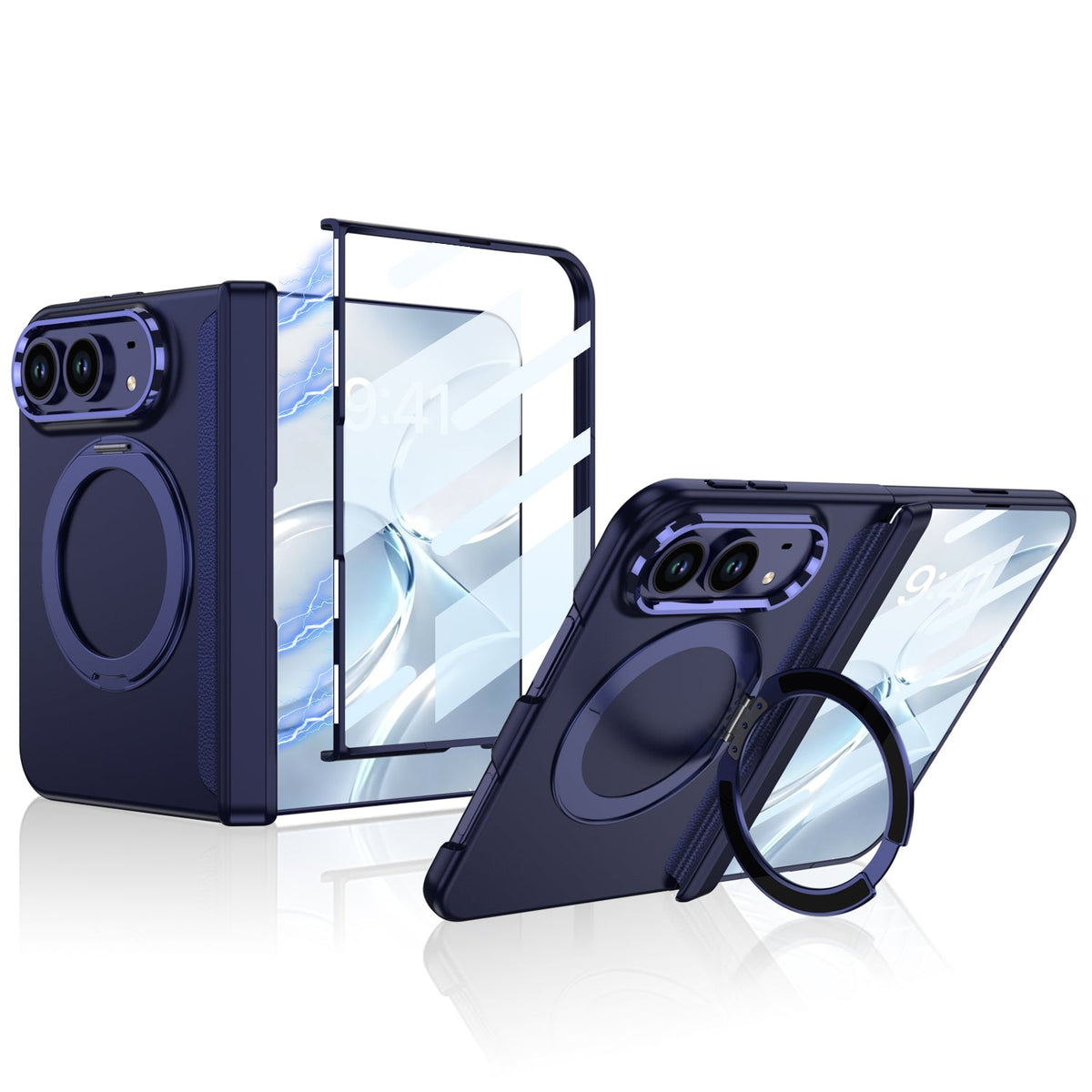 iPhone Duo Kickstand Case – Magnetic Stand with Hinge Protection