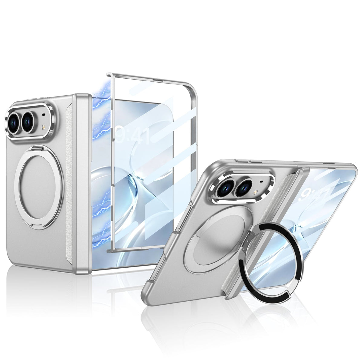 iPhone Duo Kickstand Case – Magnetic Stand with Hinge Protection