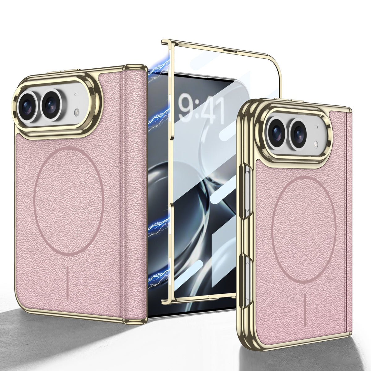iPhone Duo MagSafe Case – Golden Leather