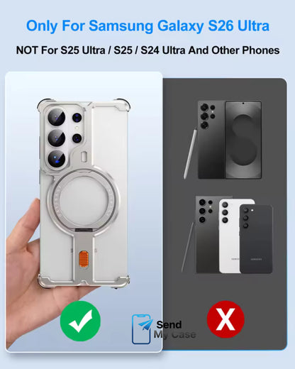 Samsung Galaxy S26 Ultra Frameless MagSafe Metal Case