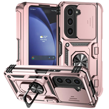 Galaxy Z Fold Rugged Armor Kickstand Case with Camera Cover