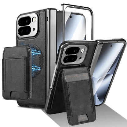 Google Pixel 10 Pro Fold Leather Wallet Case with Stand & Card Holder