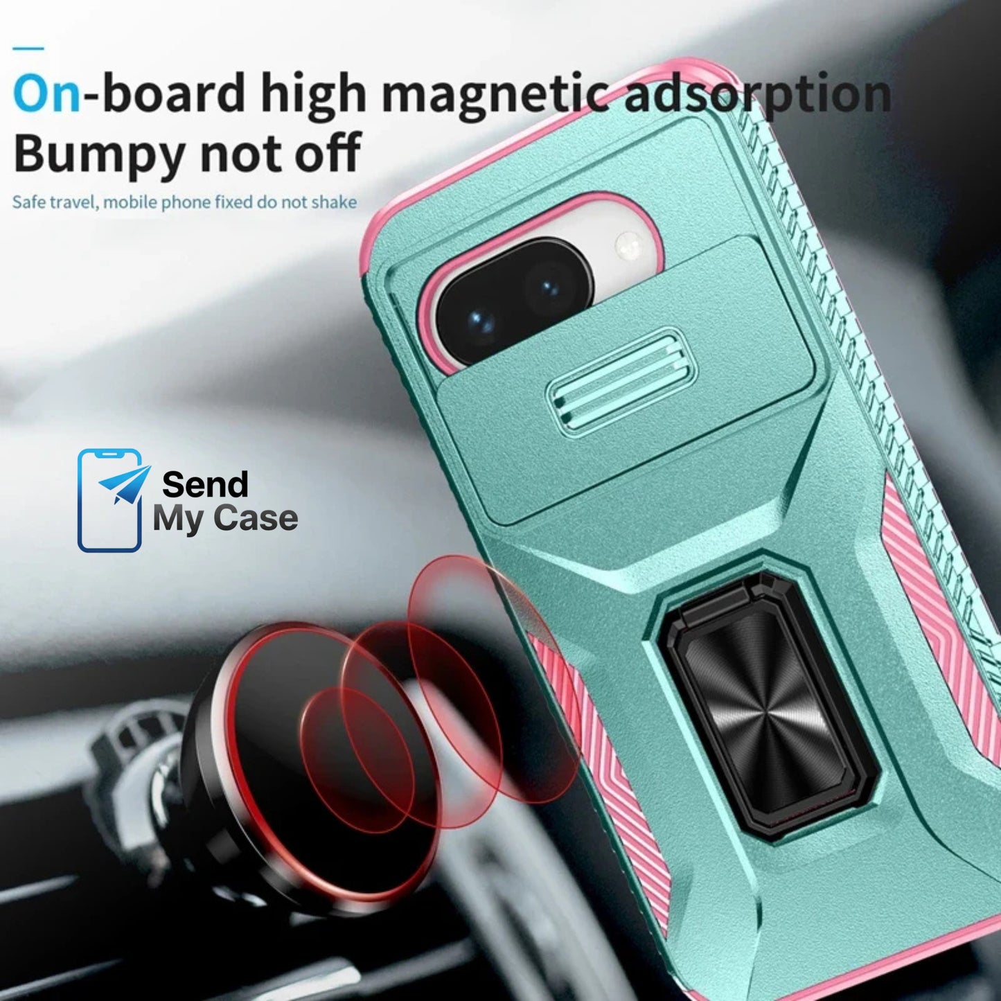 Google Pixel 10 Pro XL Magnetic ArmorShield Kickstand Case