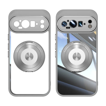 Google Pixel 10 Pro XL Magnetic Ring Stand Clear Case