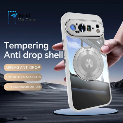 Google Pixel 10 Pro XL Magnetic Ring Stand Clear Case
