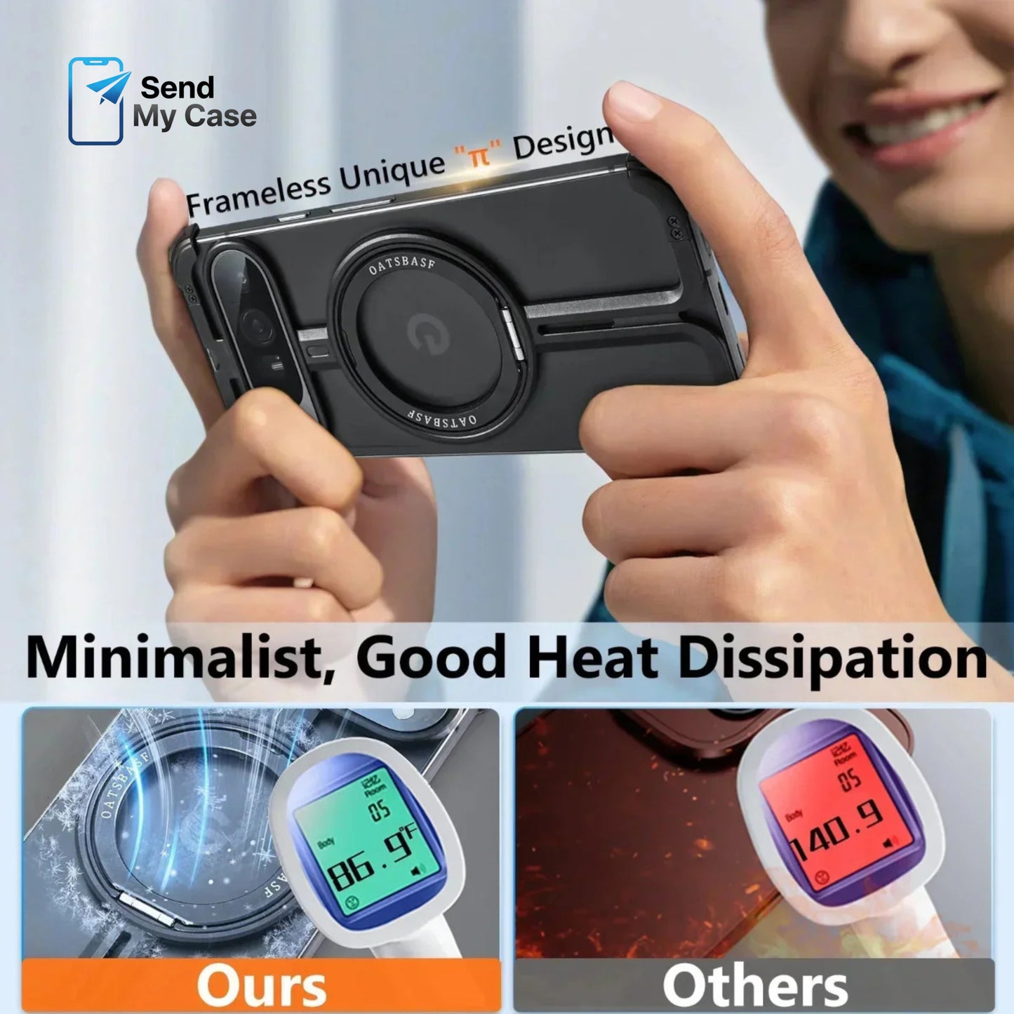 Google Pixel 10 Pro XL Shockproof Magnetic Ring Stand Case