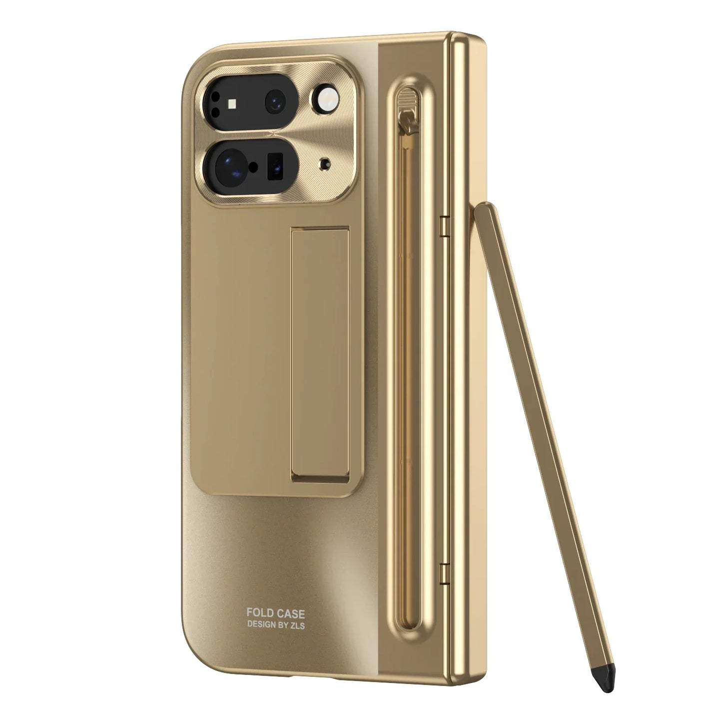 Google Pixel Fold 2 Armor Kickstand Case with Stylus Holder