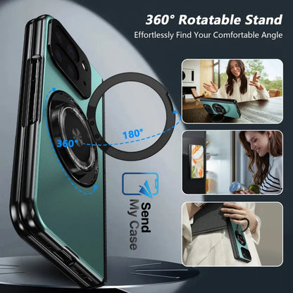 Google Pixel 10 Pro Fold Magnetic Ring Stand Case (360° Rotatable)