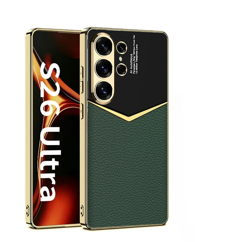 Samsung Galaxy S26 Ultra Luxury Leather Slim Case