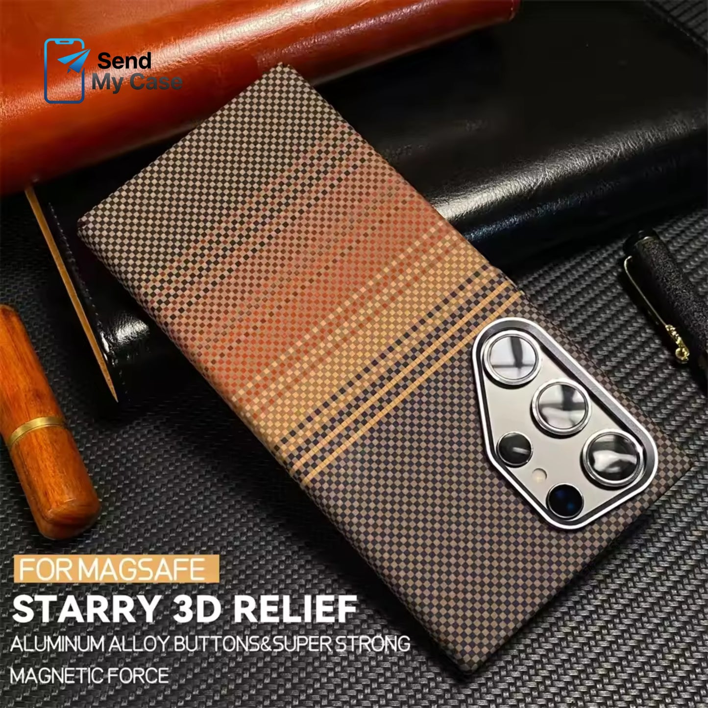 Samsung Galaxy S26 Ultra MagSafe Carbon Fiber Case – Slim Magnetic Cover