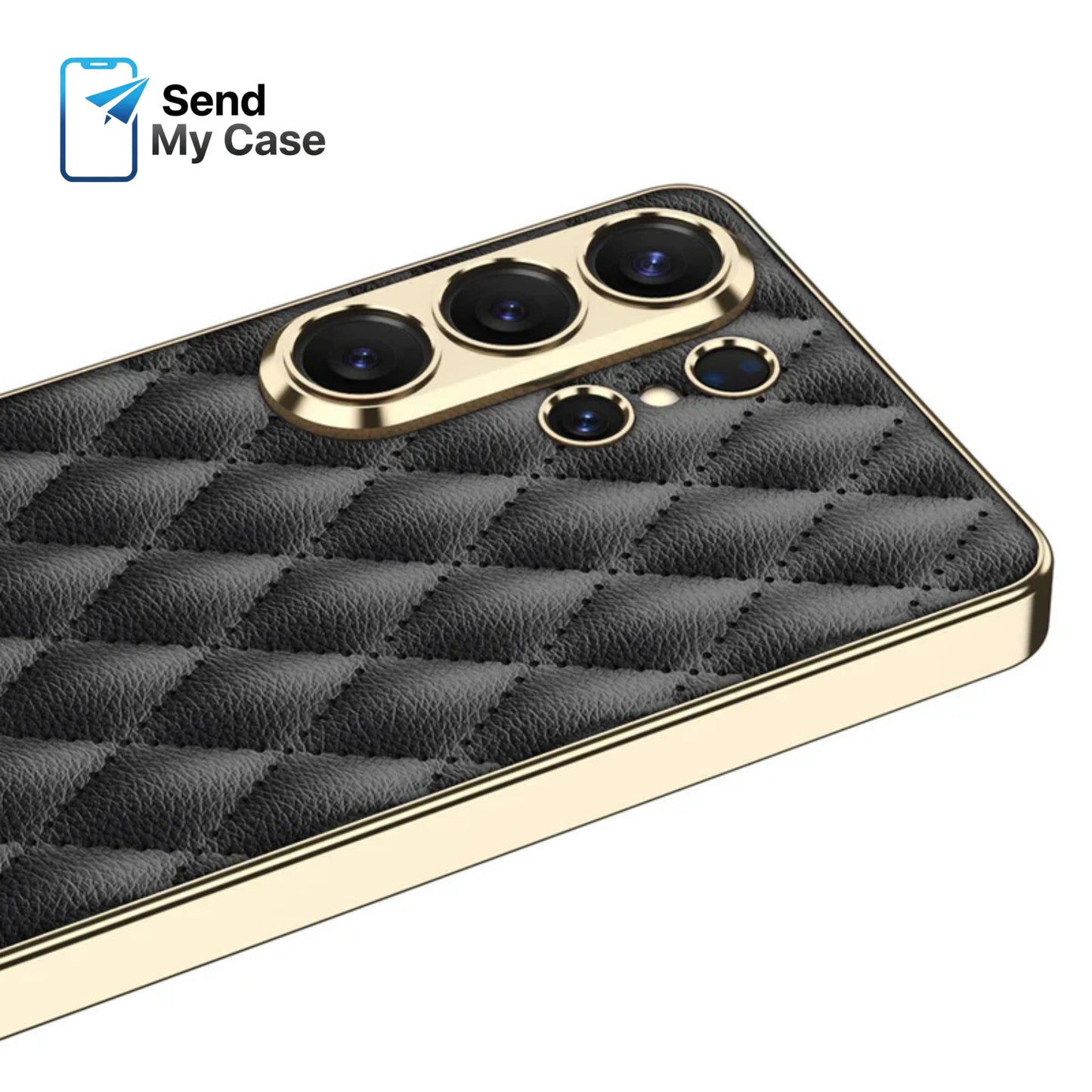 Samsung Galaxy S26 Ultra Leather Luxury Case – Slim Quilted Protective Cover