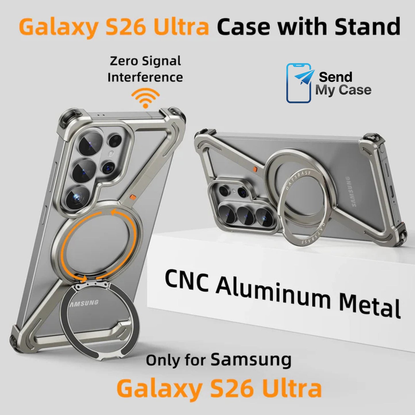Samsung Galaxy S26 Ultra MagSafe Metal Bumper Case
