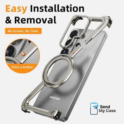 Samsung Galaxy S26 Ultra MagSafe Metal Bumper Case