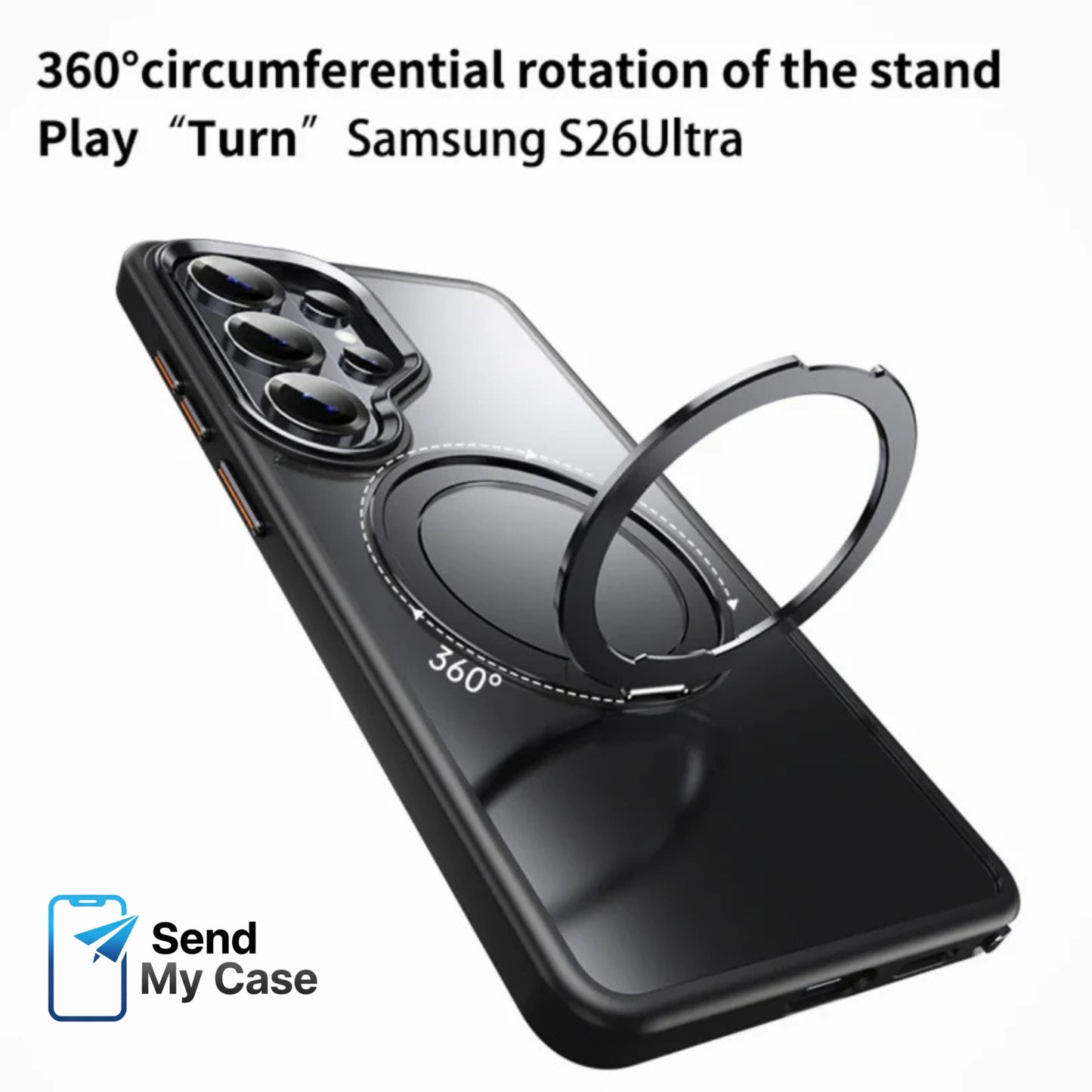 Samsung Galaxy S26 Ultra MagSafe Ring Stand Case
