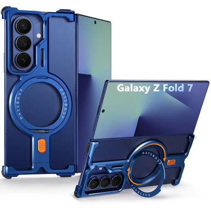 Samsung Galaxy Z Fold 7 MagSafe Ring Kickstand Armor Case