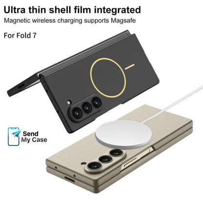 Samsung Galaxy Z Fold 7 Ultra Slim MagSafe Case with Tempered Glass
