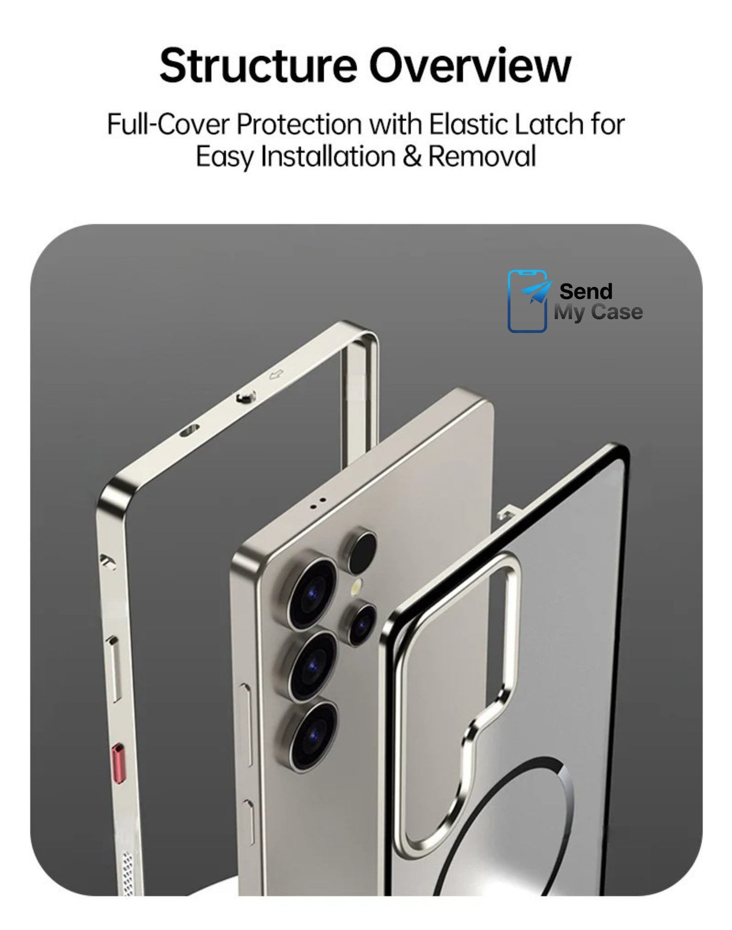 Samsung S26 Ultra Magnetic Aluminum Alloy Case