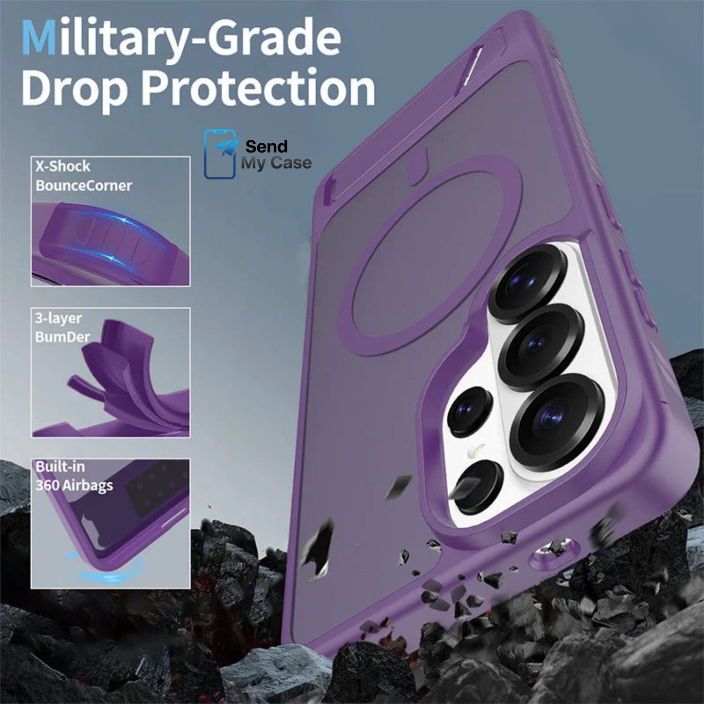 Samsung S26 Ultra Magnetic Kickstand Case