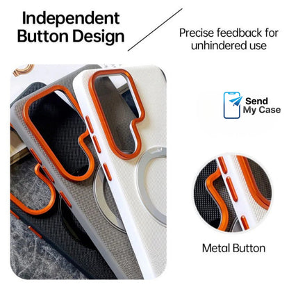 Samsung S26 Ultra Magnetic Leather Stand Case