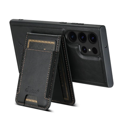 Samsung Galaxy S26 Ultra MagSafe Leather Wallet Case with Magnetic Card Holder