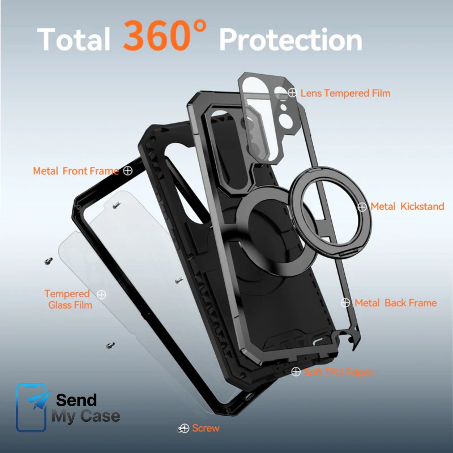 Samsung Galaxy S26 Ultra MagSafe Metal Frame Case