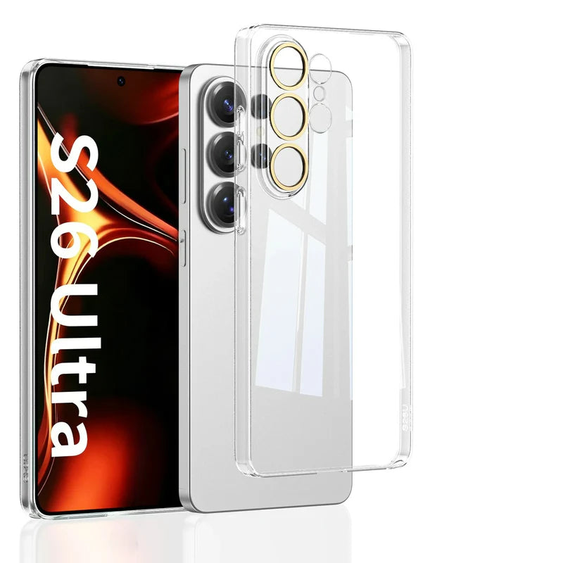Samsung Galaxy S26 Ultra Soft Matte Camera Lens Protection Case