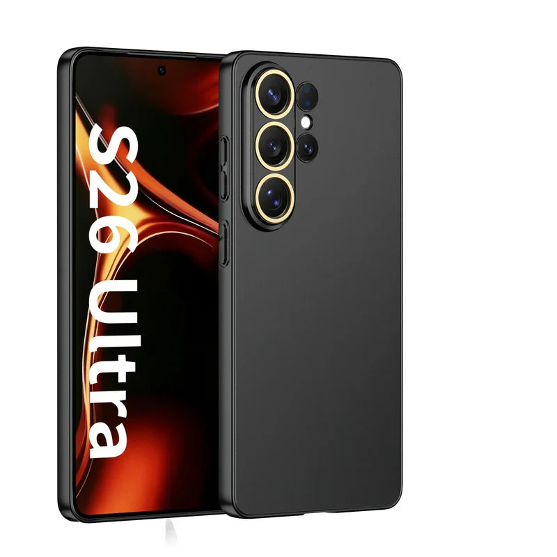 Samsung Galaxy S26 Ultra Soft Matte Camera Lens Protection Case